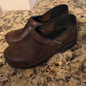Dansko Brown Leather Clog
